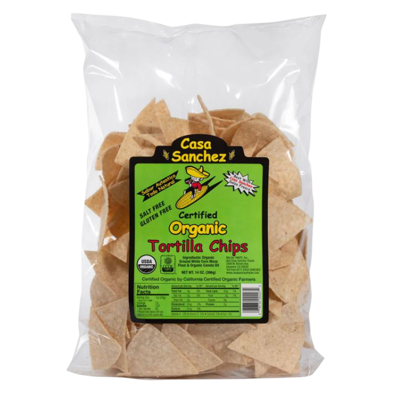 Casa Sanchez Certified Organic Tortilla Chips 14oz