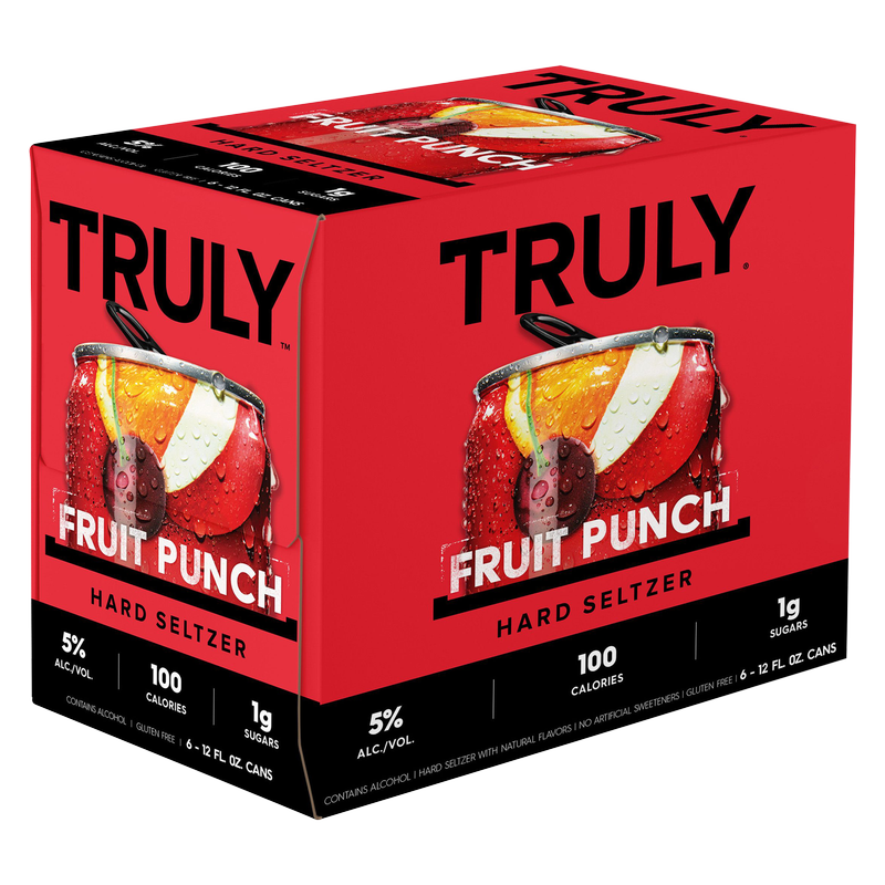Truly Hard Seltzer Fruit Punch 6pk 12oz Cans