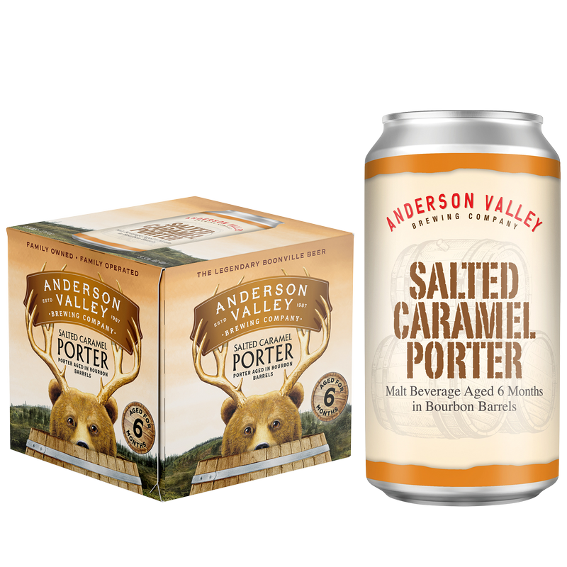 Anderson Valley Brewing Barrel-Aged Salted Caramel Porter (4PKC 12 OZ)