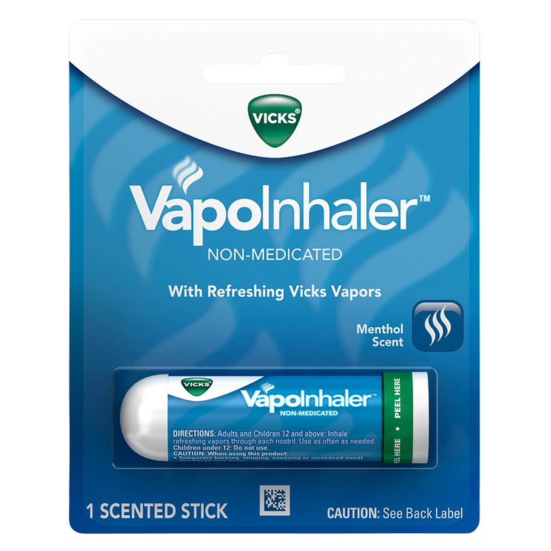 Vicks Non-Medicated Vapor Inhaler Menthol 0.2ml