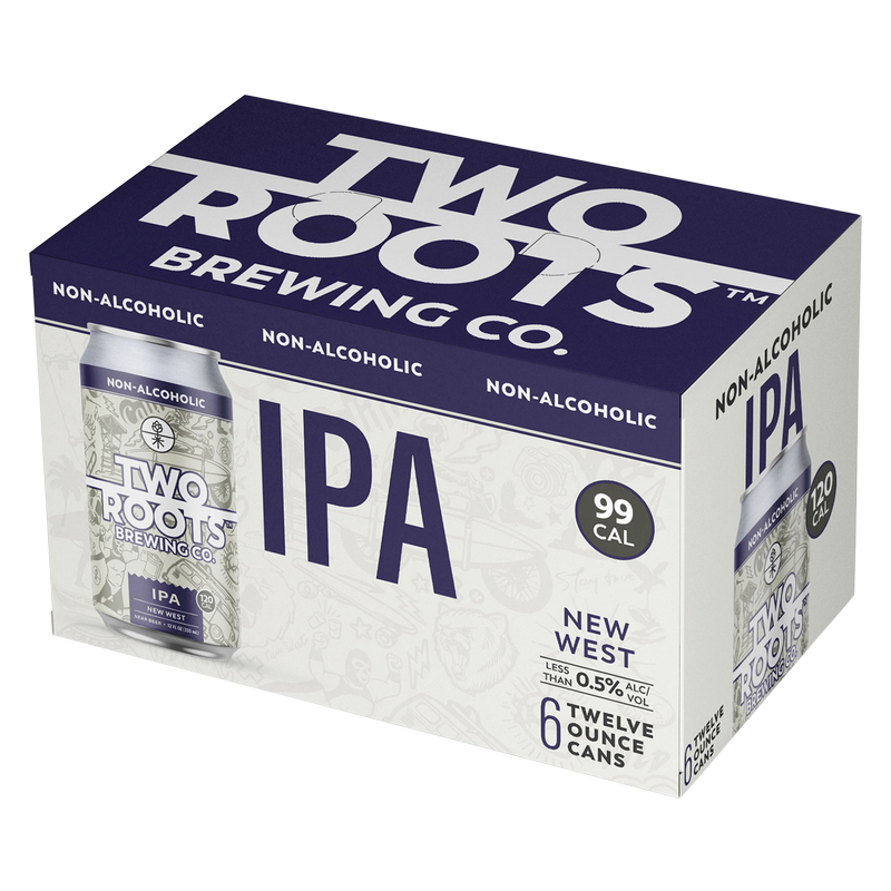 Two Roots Brewing New West IPA Non-Alcoholic 6pk 12oz Can