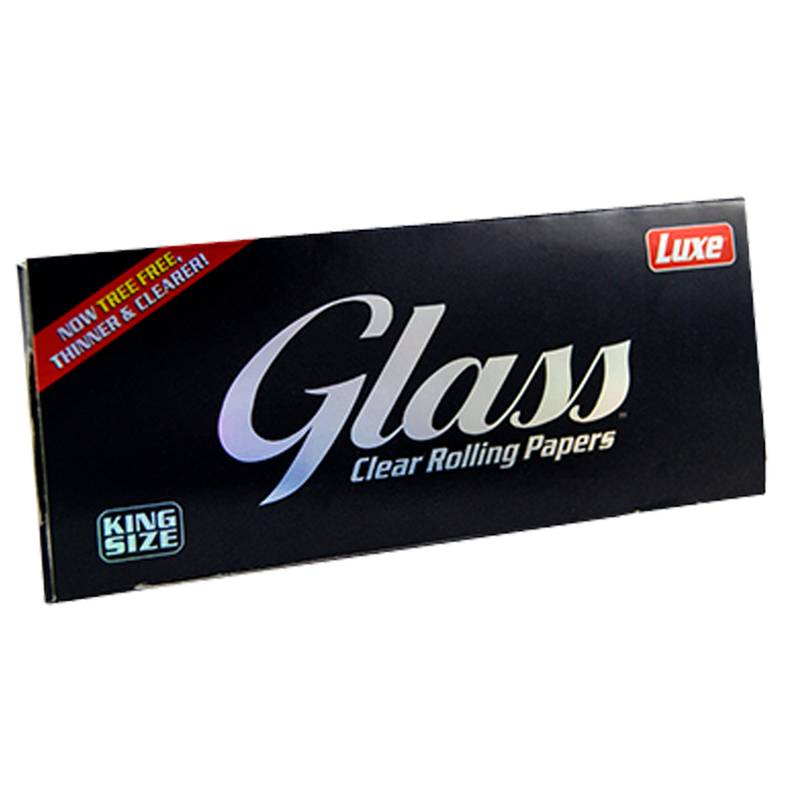 Glass Transparent Rolling Papers King Size