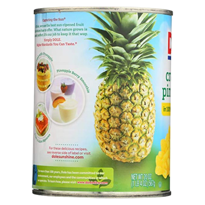 Dole Crushed Pineapple, 20oz. Grocery fast delivery by App or Online