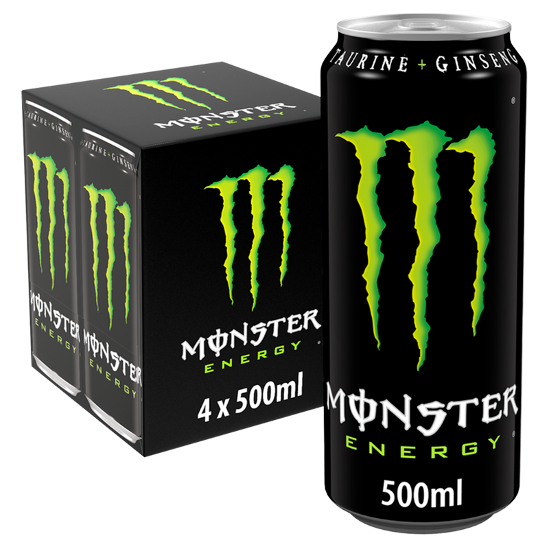 Monster Energy, 4 x 500ml