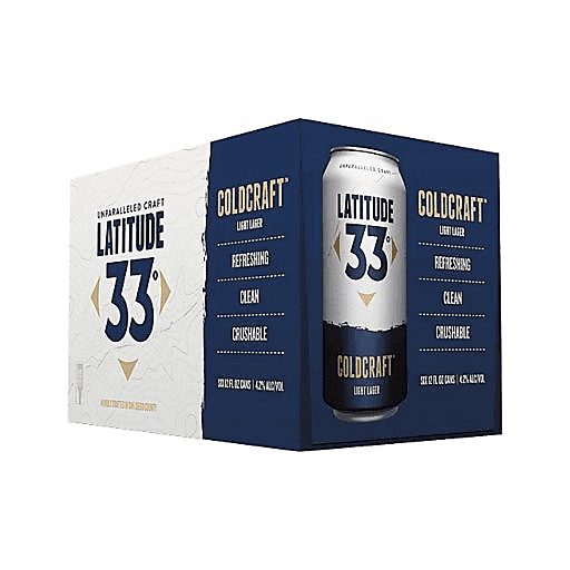 Latitude 33 Coldcraft Lager 6pk 12oz Can