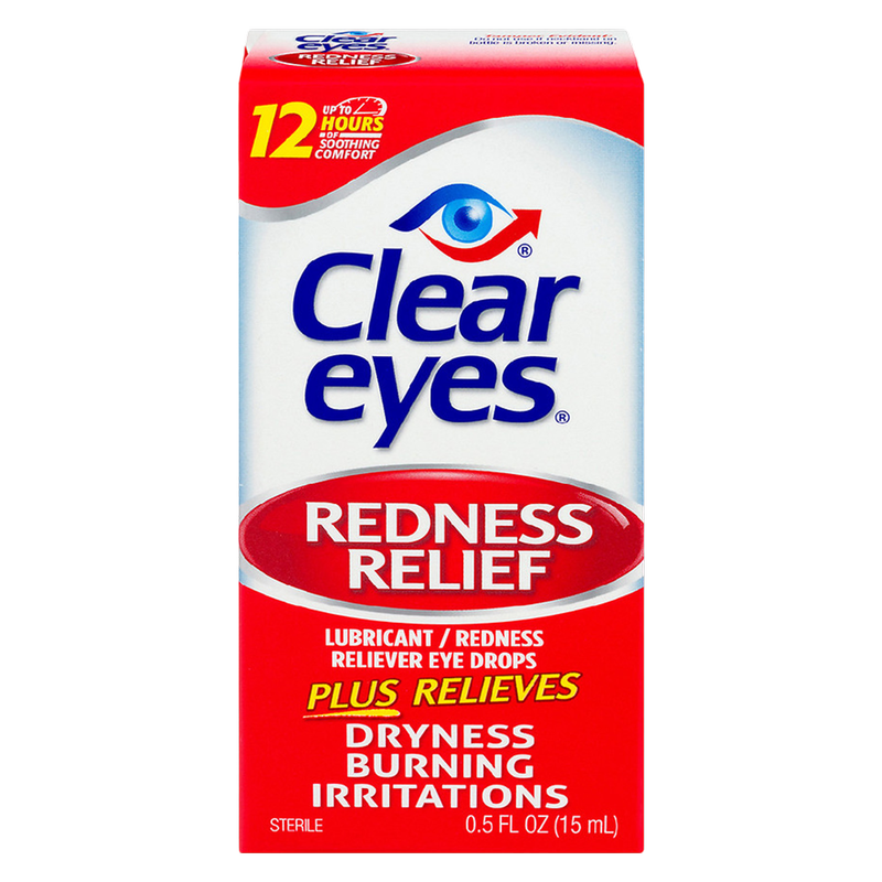 Clear Eyes Redness Relief Eye Drops 0.5oz