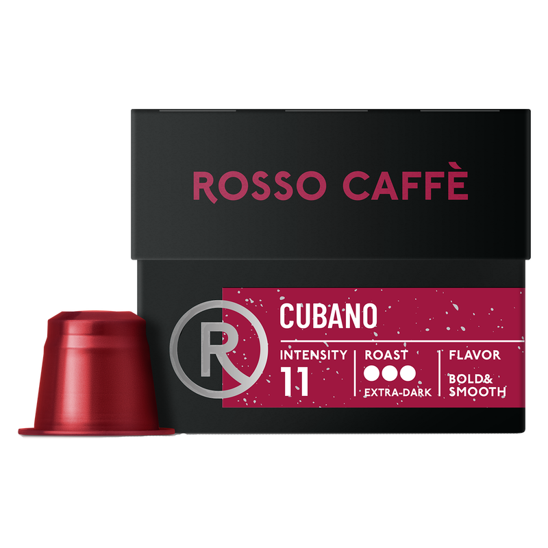 Rosso Caffe Cubano Capsules for Nespresso Original-Line Machine 10pk