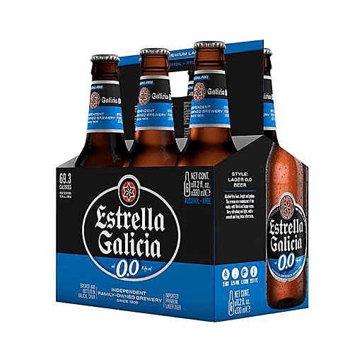 Estrella Galicia 0.0 Non-Alcoholic 6pk 11.2oz Btl