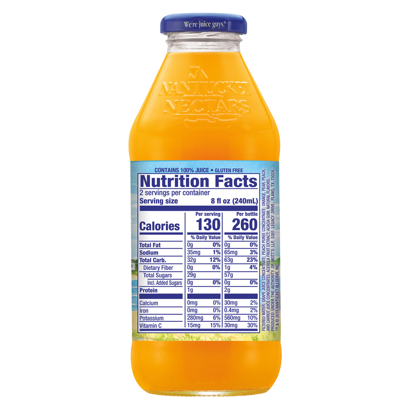 Nantucket Nectars Peach Orange Juice 16oz