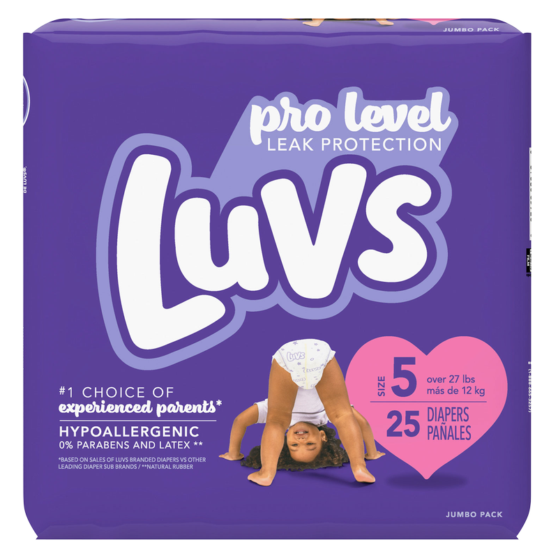 Luvs Size 5 Diapers 25ct