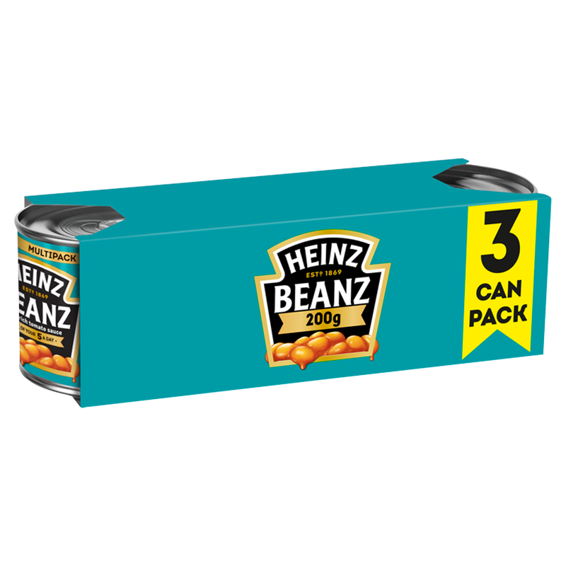 Heinz Baked Beans, 3 x 200g