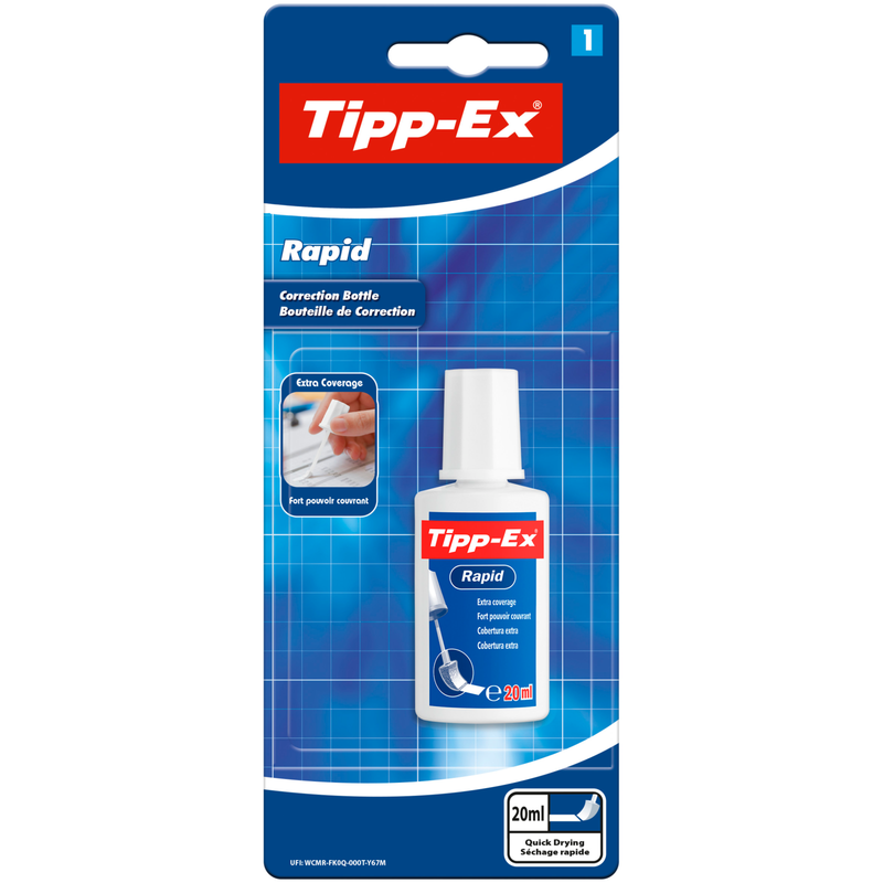 Tipp-Ex Rapid Correction Fluid, 20ml