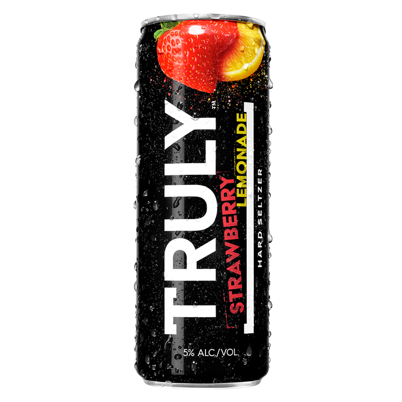 TRULY Strawberry Lemonade Hard Seltzer Single 12oz Can 5.0% ABV