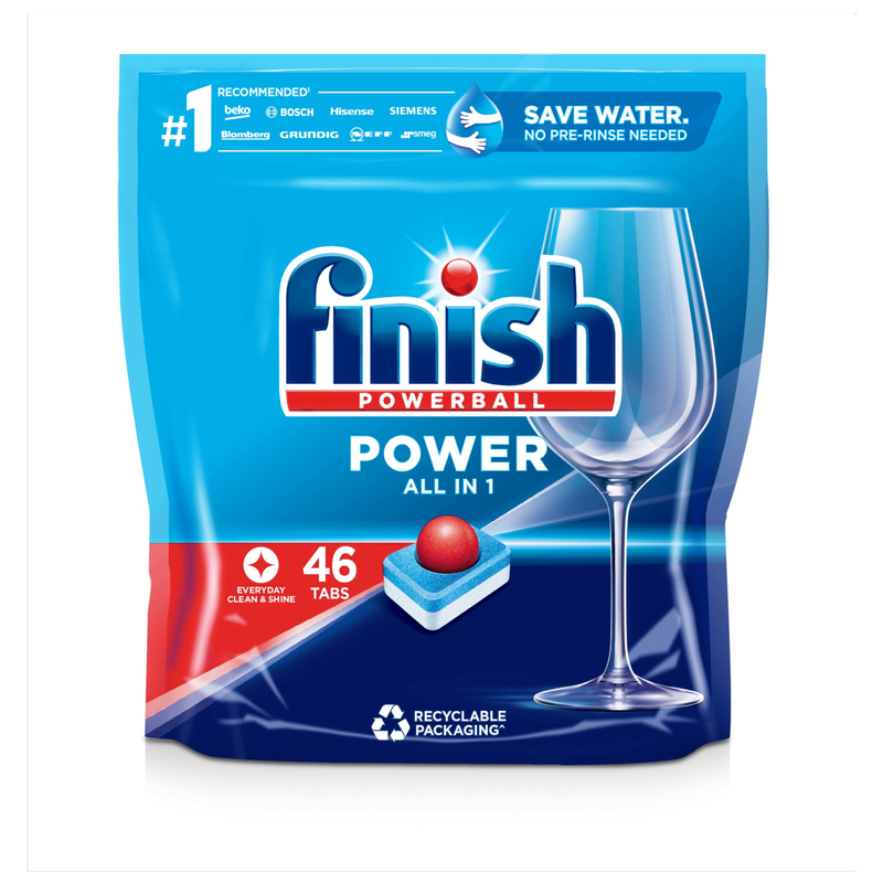 Finish All-in-one Max Dishwasher Tablets Regular, 46pcs