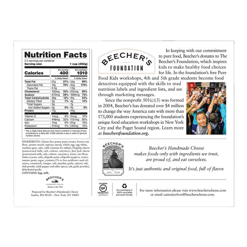 Gluten Free "World's Best" Mac & Cheese Beecher's Handmade Cheese