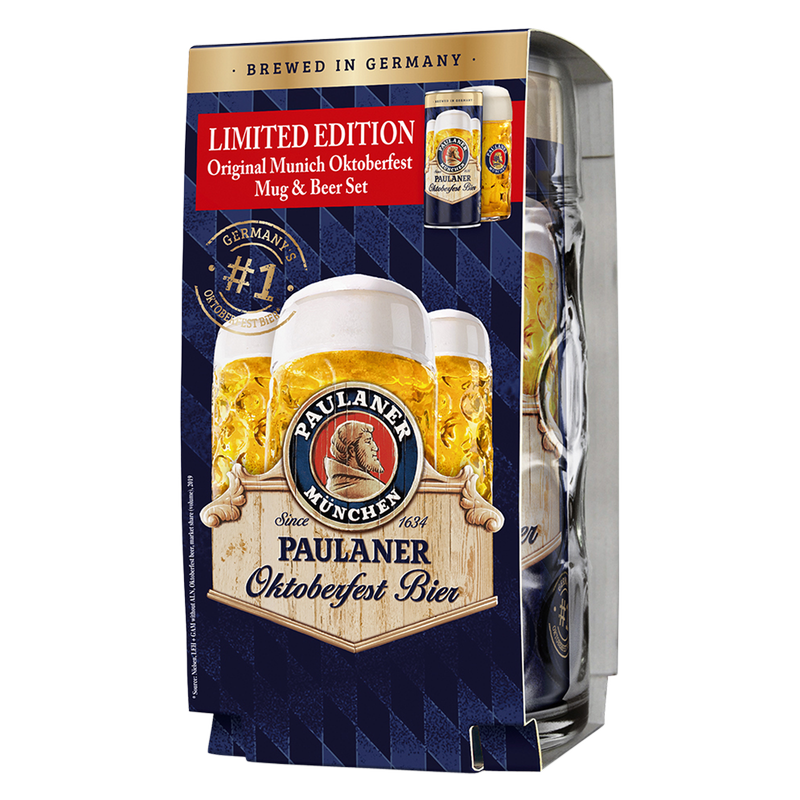 Paulaner Oktoberfest Bier Gift Set 1 Liter