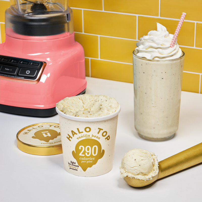 Halo Top Vanilla Bean Ice Cream Pint Ice Cream fast delivery by App