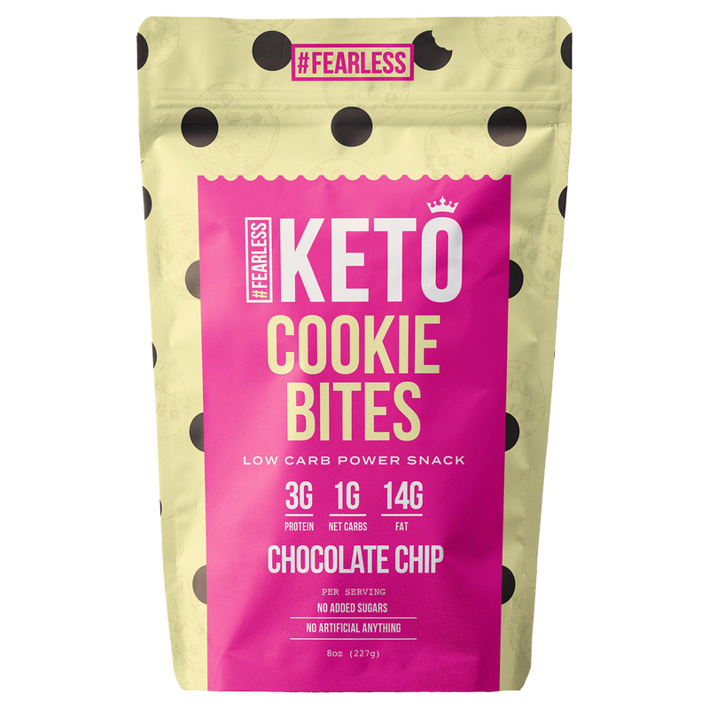 Fearless Keto Chocolate Chip Cookie Bites 8oz