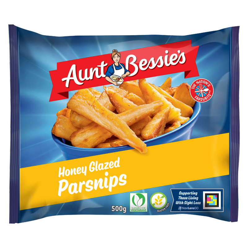 Aunt Bessie's Roast Parsnips Honey Glazed, 500g