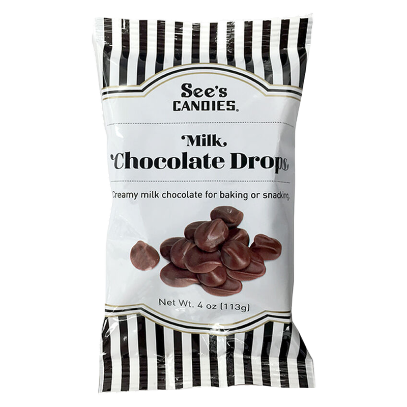See's Milk Chocolate Drops 4oz
