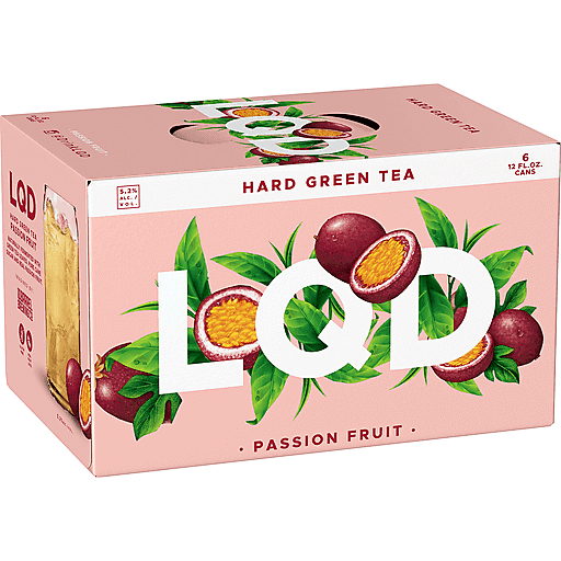 10 Barrel Hard Green Tea Passion Fruit 6pk 12oz Can