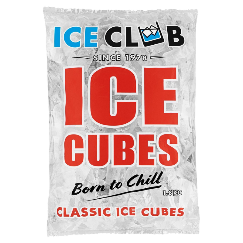 Ice Club Classic Ice Cubes, 1.8kg