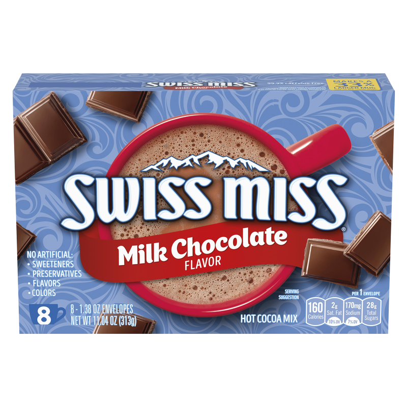 Swiss Miss Hot Cocoa Milk Chocolate Mix 8ct