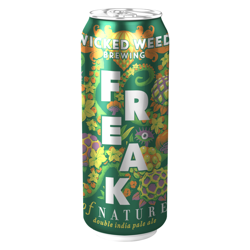 Wicked Weed Freak of Nature Double IPA Single 16oz Can 8.5% ABV