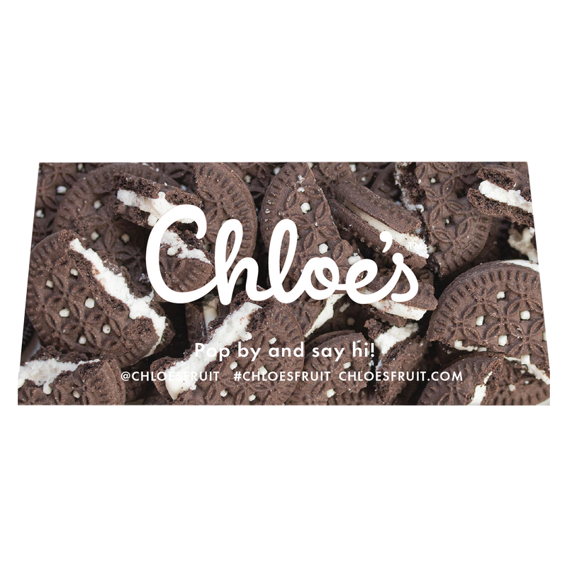 Chloe's Frozen Oatmilk Cookies and Cream Non-Dairy Bars 4ct