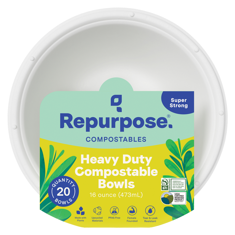 Repurpose, Compostable Bowls (16 oz), 20ct