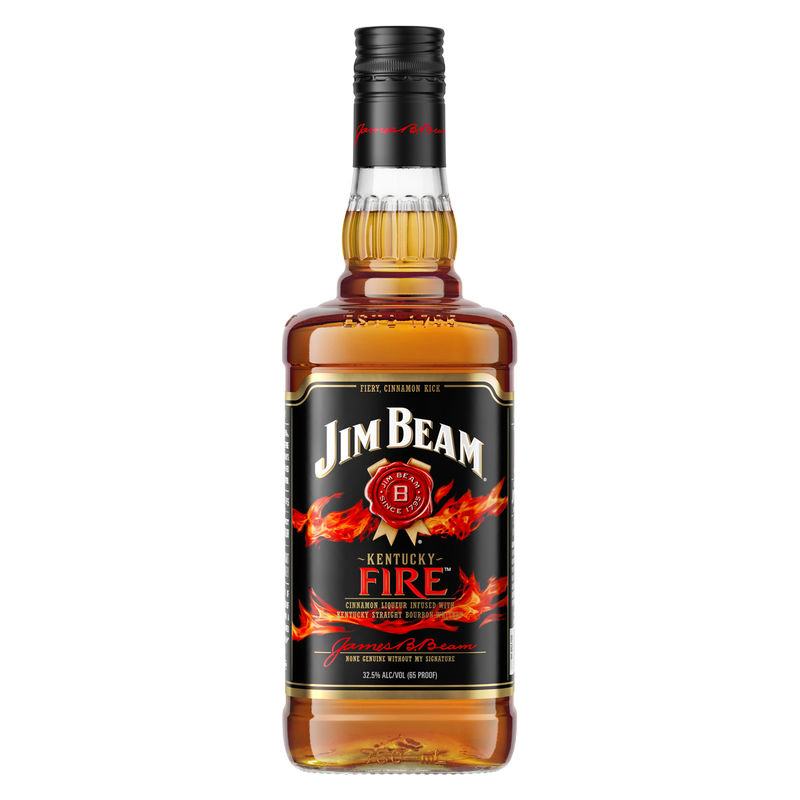 Jim Beam Kentucky Fire Bourbon Whiskey 750ml