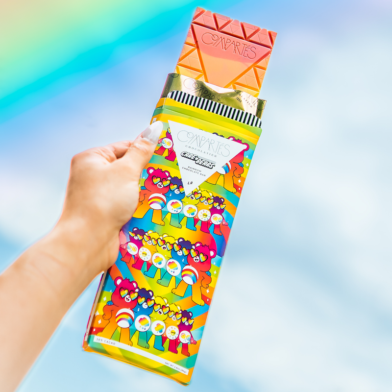 Compartés Limited Edition CareBears Chocolate Bar 3oz Snacks fast