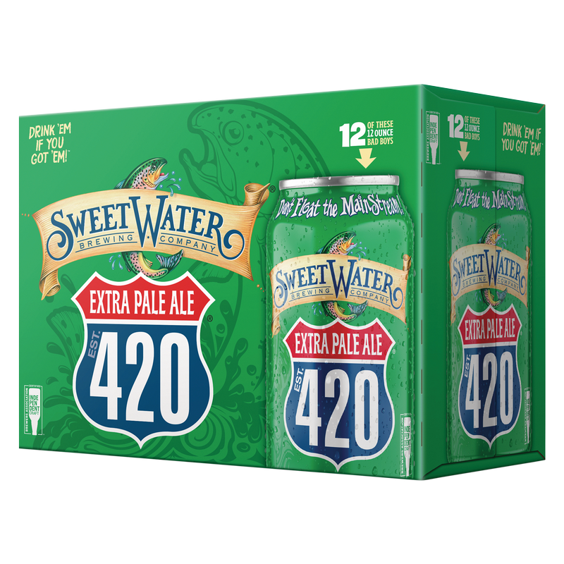 SweetWater 420 Pale Ale 12pk 12oz Can 5.7% ABV