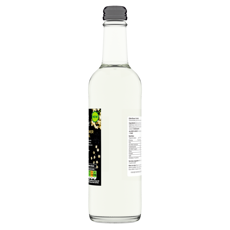 Morrisons The Best Elderflower Cordial, 500ml Drinks fast delivery by