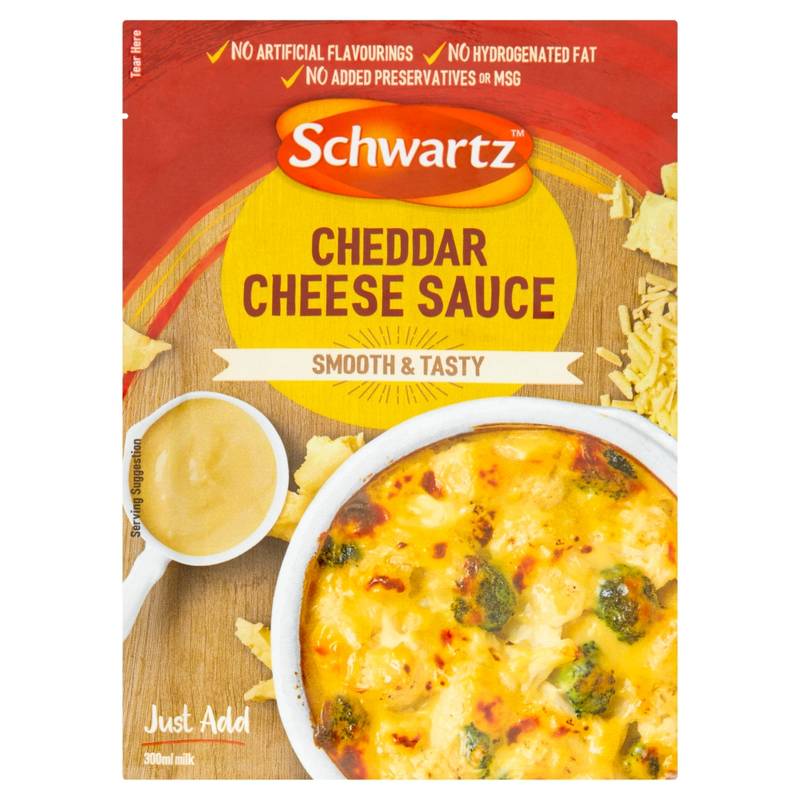 Schwartz Cheddar Cheese Sauce Mix, 40g