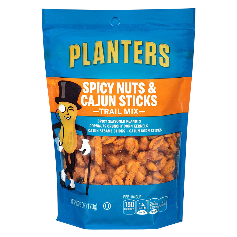 Planters Spicy Nuts & Cajun Sticks Trail Mix 6oz