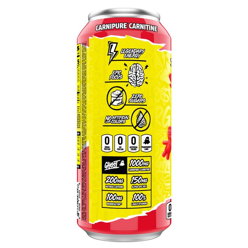 GHOST® Energy Sour Patch Kids RedBerry 16oz Can Drinks fast delivery