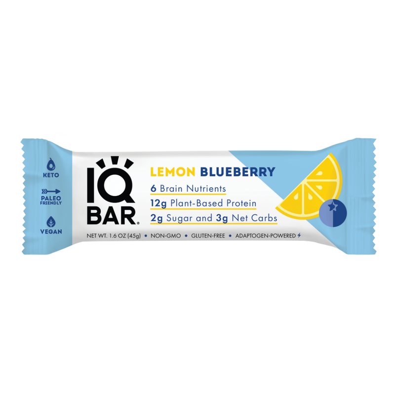 IQBAR Lemon Blueberry Bar 1.6oz