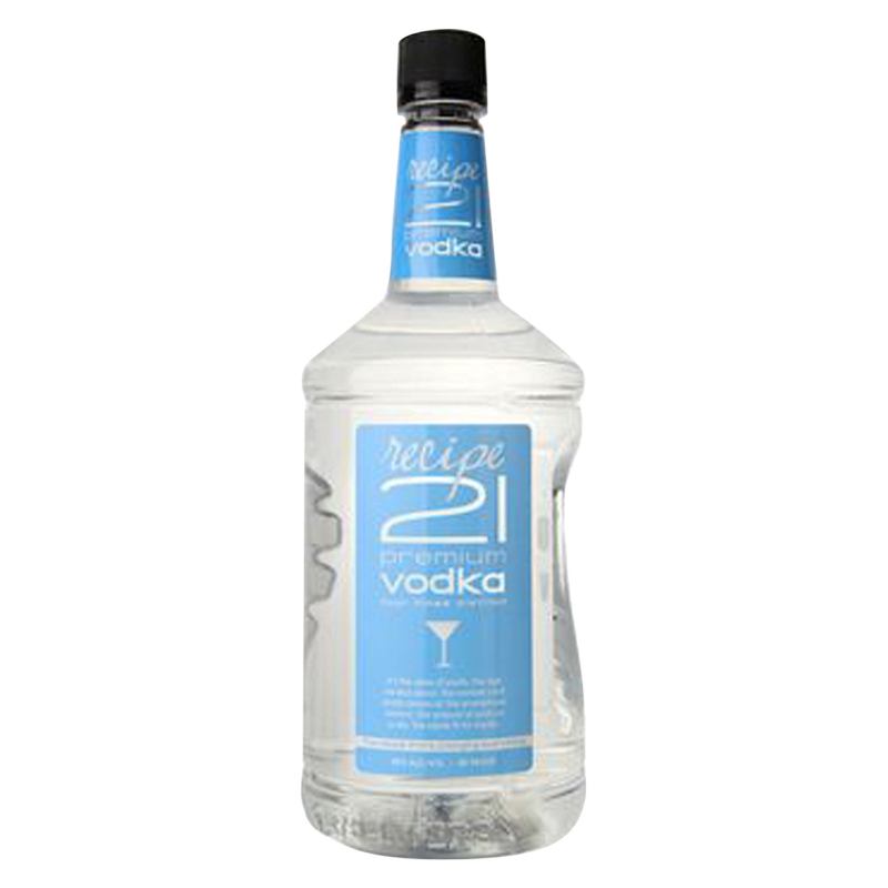 Recipe 21 Vodka 1.75L (80 Proof)