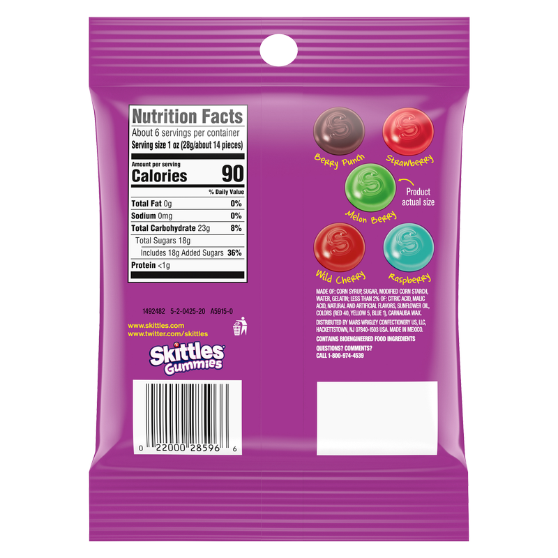 Skittles Gummies Wildberry 5.8oz Snacks fast delivery by App or Online