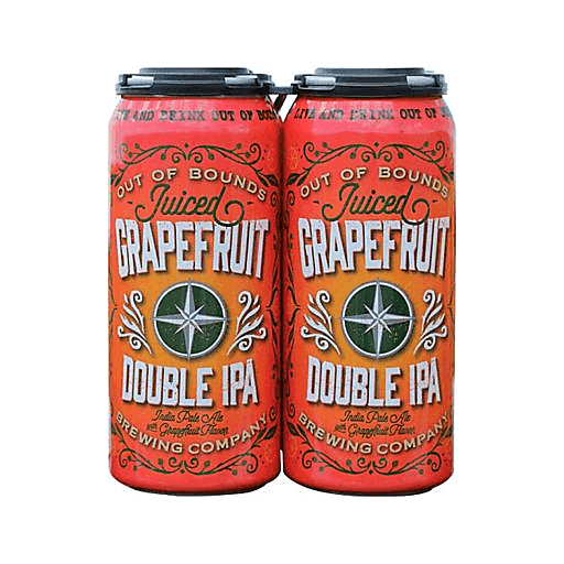 Out of Bounds Brewing Juiced Grapefruit Double IPA 4pk 16oz Can