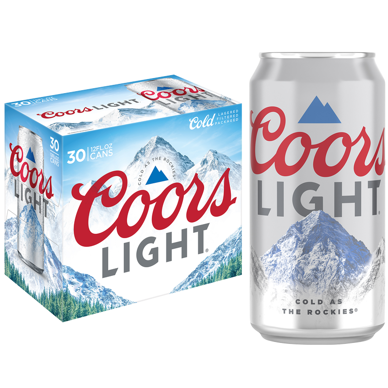 Coors Light 30pk 12oz Can 4.2% ABV