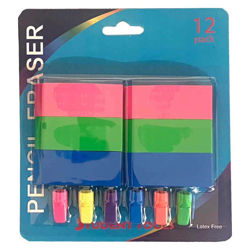 Eraser Multi-pack 12ct