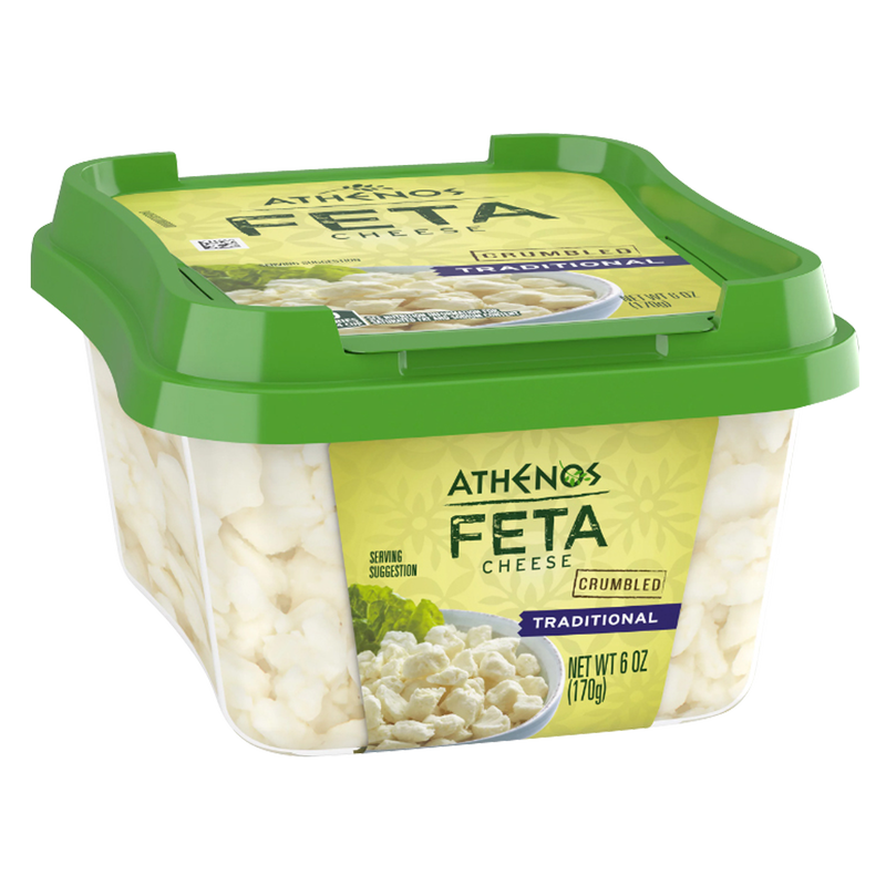 Athenos Traditional Crumbled Feta Cheese - 6oz