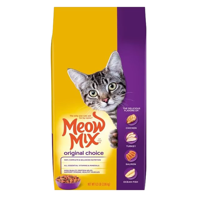 Meow Mix Original Cat Food  6.3 lb