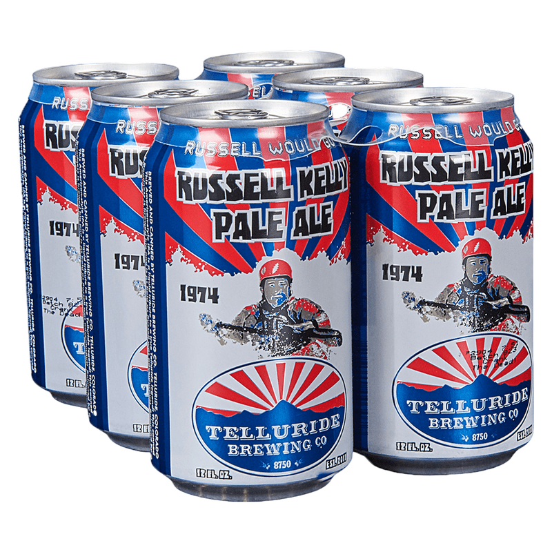Telluride Russell Kelly Pale Ale 6 Pack 12 oz Cans