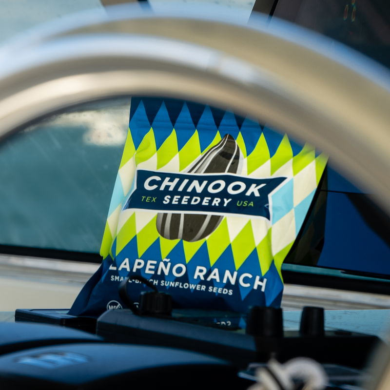 Chinook Seedery Jalapeno Ranch Sunflower Seeds 4oz Snacks fast