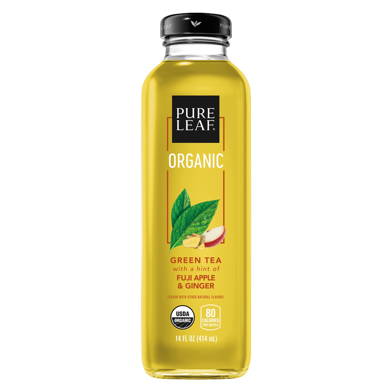 Pure Leaf Organic Fuji Apple & Ginger Tea 14oz Btl