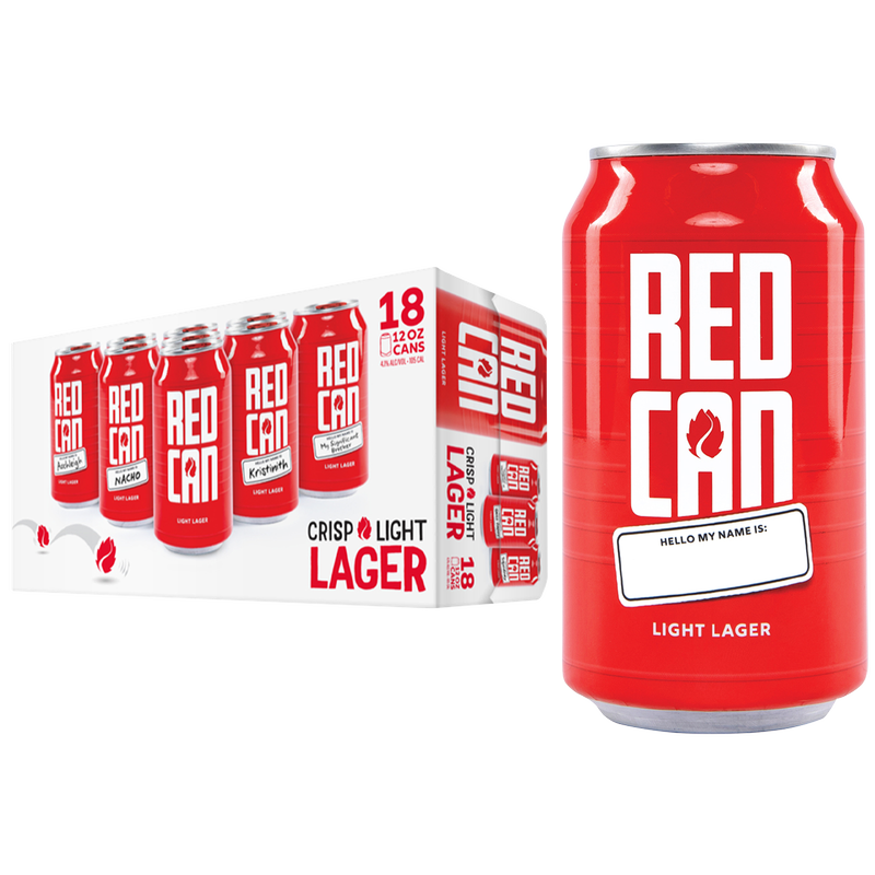 Hop Valley Red Can Light Lager 18PK 12oz Can 4.1% ABV