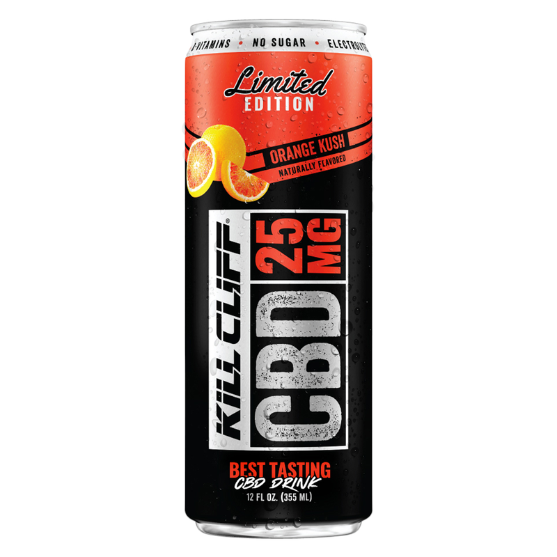 Kill Cliff Orange Kush CBD Recovery 12oz Can 25mg